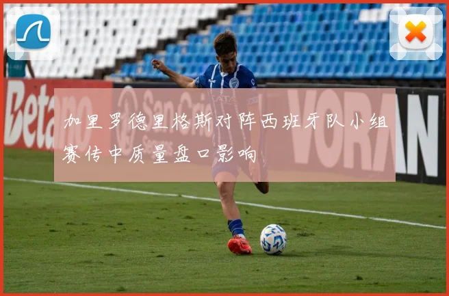 加里罗德里格斯对阵西班牙队小组赛传中质量盘口影响